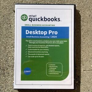 QuickBooks Desktop Pro 2024 Software